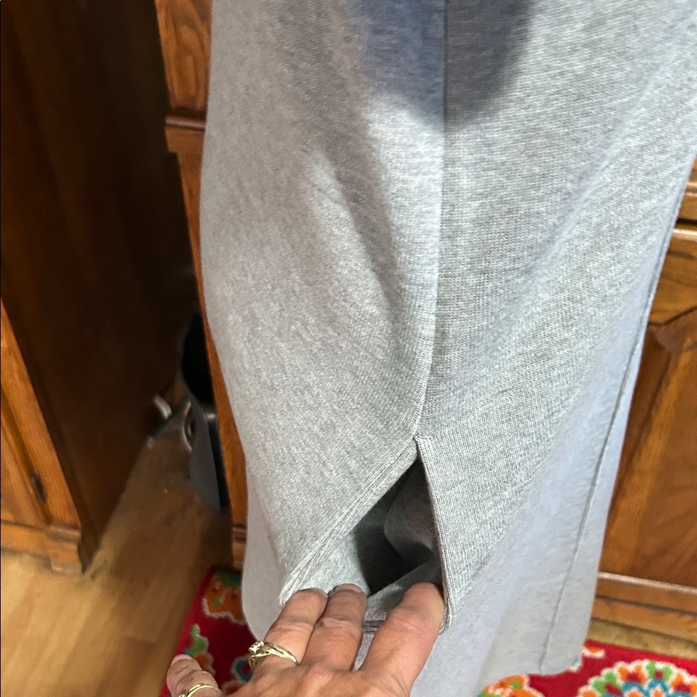 Falls Creek Gray Midi Dress With Pockets Medium NWT - Picture 5 of 10